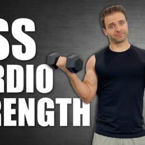 Cardio Strength Workout With Dumbbells / 25 Minutes (TOTAL BODY!)