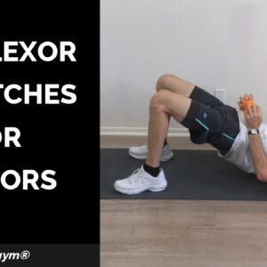 Hip Flexor Stretches for Seniors, exercises for the elderly, senior fitness, Leg strengthening