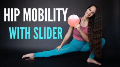 HIP MOBILITY WITH SLIDER // 8 Minute Follow Along