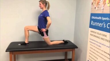 Exercise for Runners and Walkers: Hip Flexor, Hamstring, Piriformis, and Heelcord Stretch