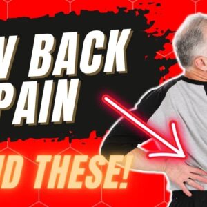 LOW BACK PAIN!! The Most PREVALENT Yet AVOIDABLE Cause (Screens, Cars And Beaches)